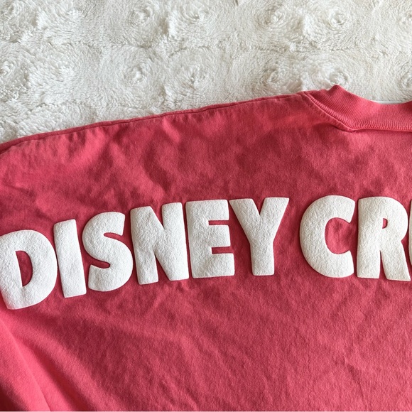 Vintage Disney Cruise Line Spirit Jersey Adult Small Pink Spell Out DCL Mickey - Picture 7 of 12